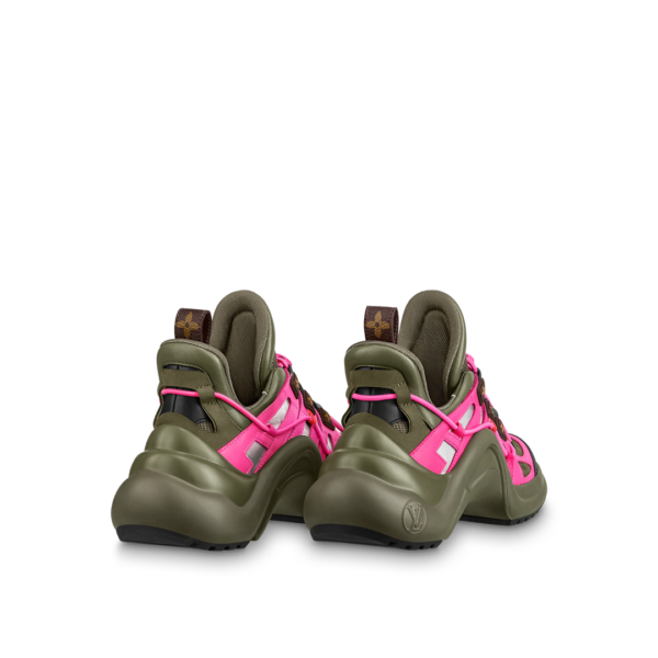 Giày Louis Vuitton Archlight Trainers 'Khaki Green' 1A9RTX - Ảnh 3