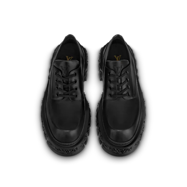 Giày Louis Vuitton LV Baroque Derbies 'Black' 1AAHAT - Ảnh 4