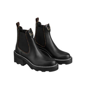 Alternative view of Giày Louis Vuitton Beauborg Ankle Boots 'Black' 1A894D