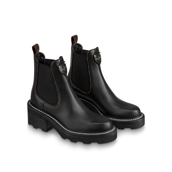 Giày Louis Vuitton Lv Beaubourg Ankle Boots 1A8QCP - Ảnh 4