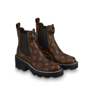 Alternative view of Giày Louis Vuitton LV Beaubourg Ankle Boots 'Cacao Brown' 1A8QCL