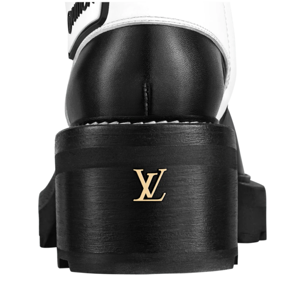 Giày Louis Vuitton BeauBourg Ankle Boots 'Blue' 1A9OBX - Ảnh 4