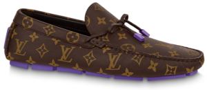 Giày Louis Vuitton Driver Moccasins 'Brown' 1AAF2A
