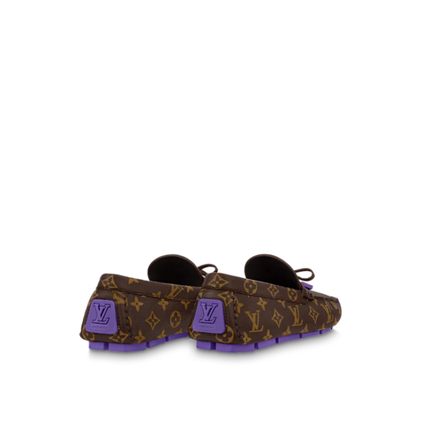 Giày Louis Vuitton Driver Moccasins 'Brown' 1AAF2A - Ảnh 2