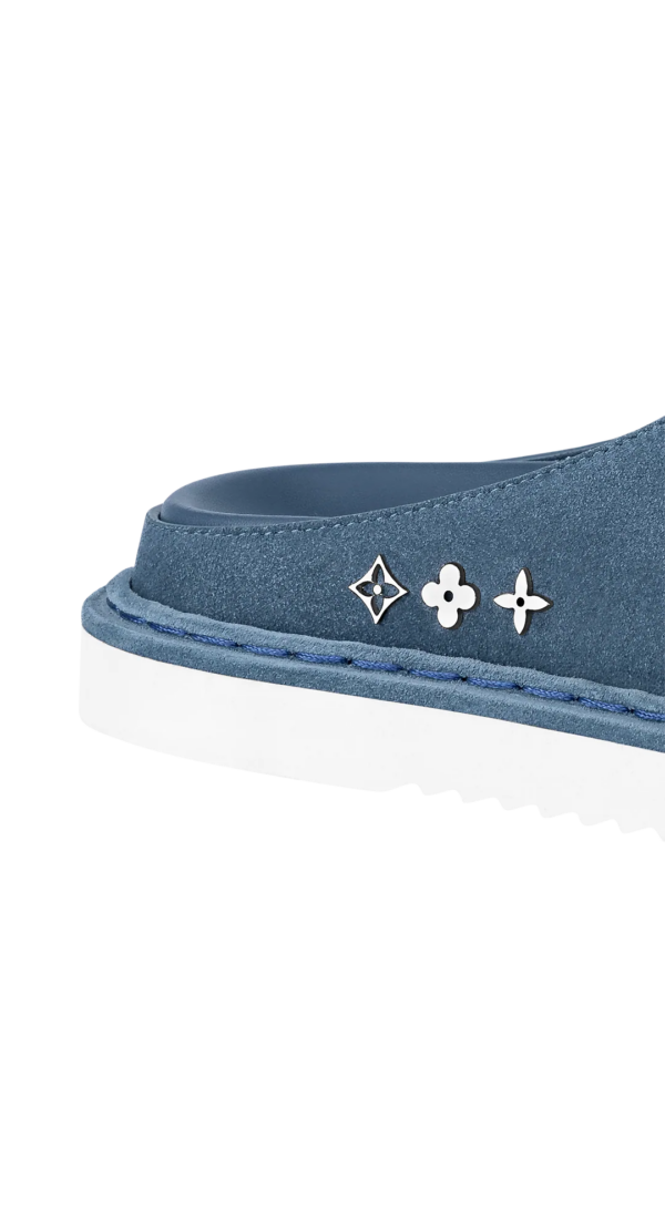 Giày Louis Vuitton LV Easy Mules 'Blue' 1A9IQO - Ảnh 2