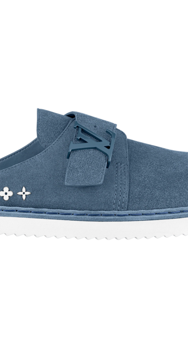 Giày Louis Vuitton LV Easy Mules 'Blue' 1A9IQO - Ảnh 3