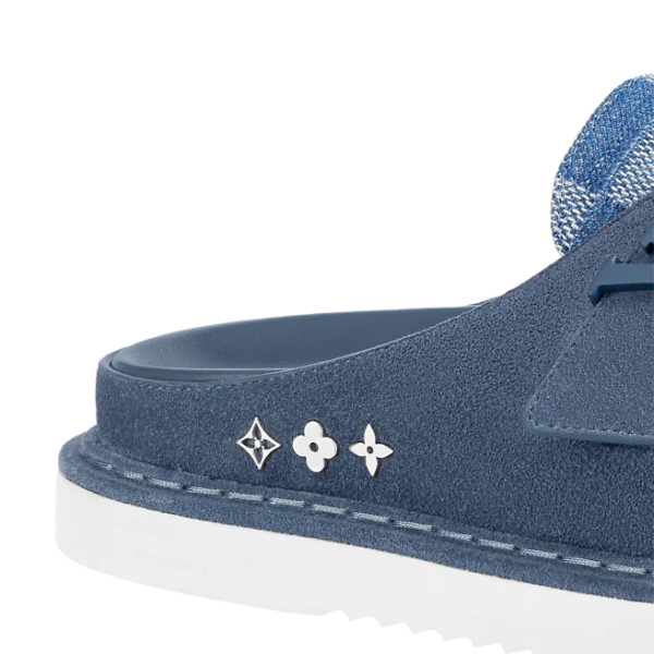 Giày Louis Vuitton LV Easy Mules 'Blue' 1AA0BX - Ảnh 6