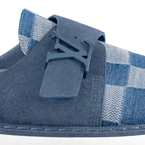 Giày Louis Vuitton LV Easy Mules 'Blue' 1AA0BX - Ảnh 4