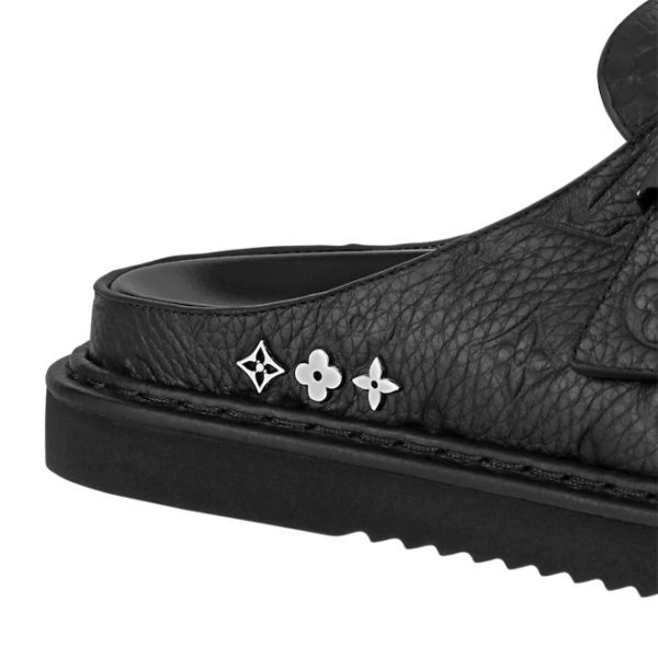 Giày Louis Vuitton LV Easy Mules 'Black' 1AA0CC - Ảnh 4