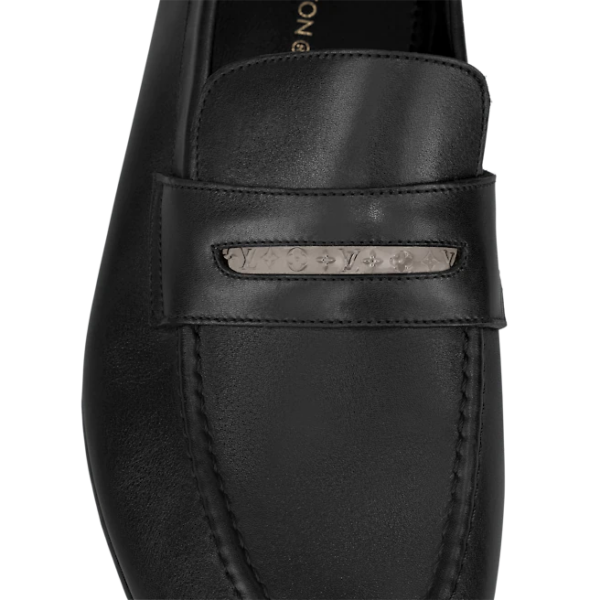 Giày Louis Vuitton LV Glove Loafers 'Black' 1AA727 - Ảnh 3