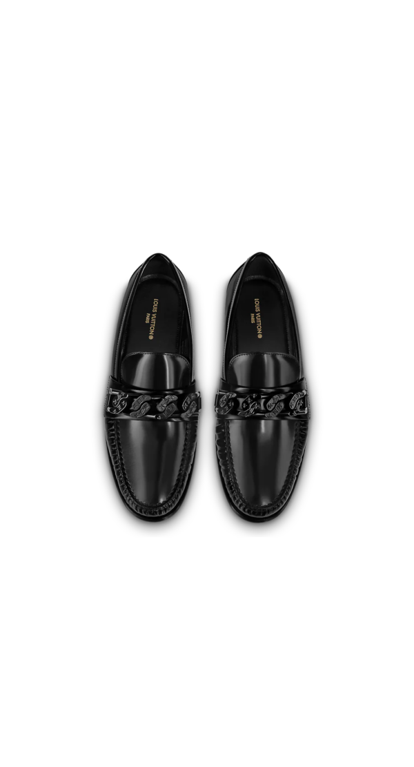 Giày Louis Vuitton LV Loafers 'Black' 1AA7LB - Ảnh 3