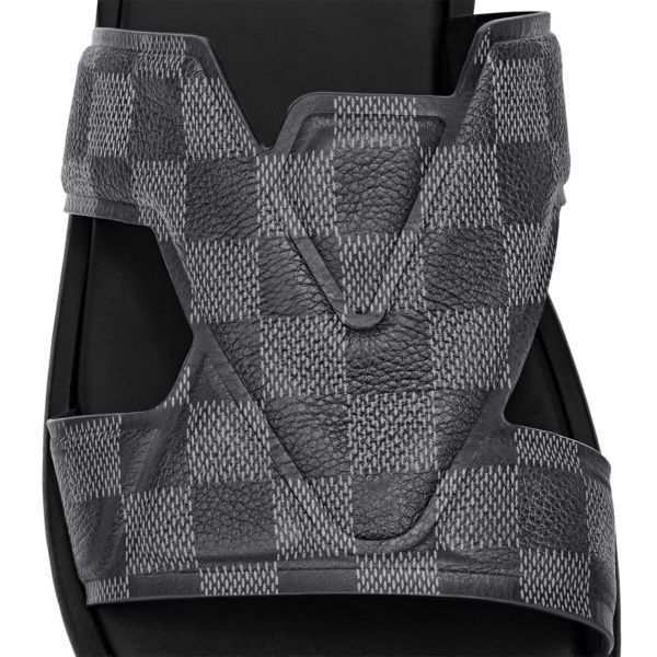 Dep Louis Vuitton Oasis Mule 'Graphite' 1ABFPS