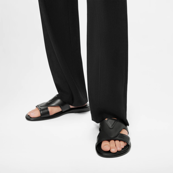 Dép Louis Vuitton LV Oasis Mules 'Black' 1A9G2P - Ảnh 5