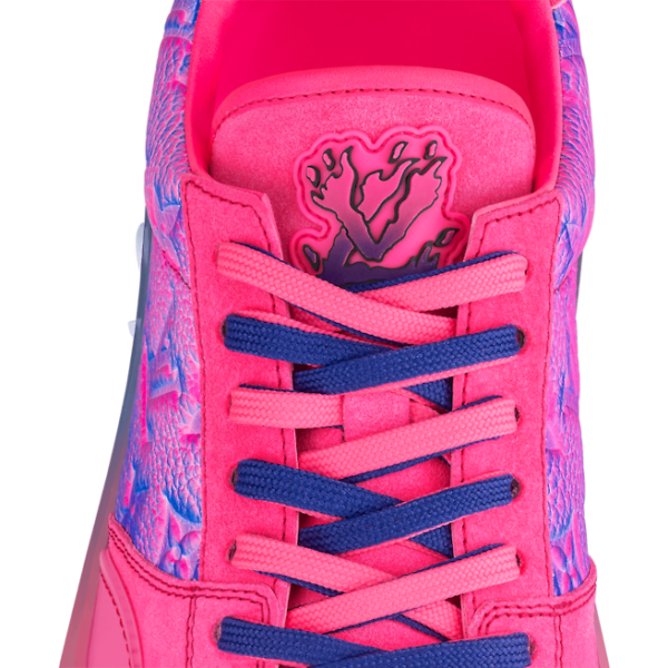Giay Louis Vuitton Ollie Richelieu Trainers "Rose" 1A9UY7