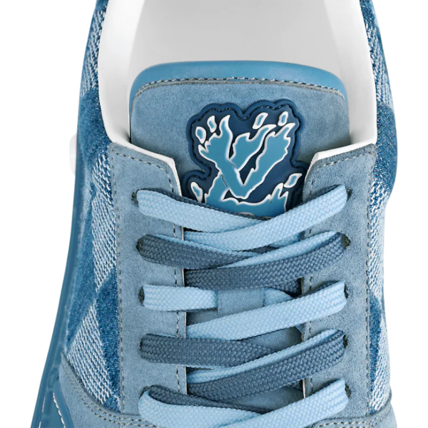 Giày Louis Vuitton Ollie Trainers 'Blue' 1A9YT6 - Ảnh 4