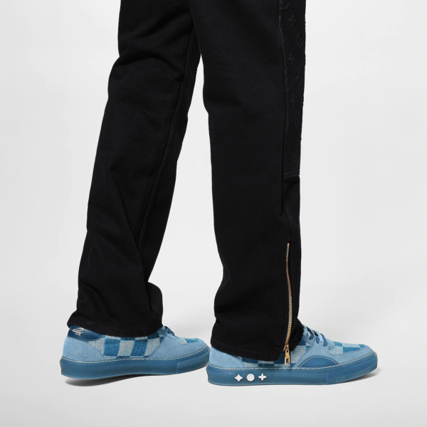 Giày Louis Vuitton Ollie Trainers 'Blue' 1A9YT6 - Ảnh 6
