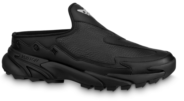 Giày Louis Vuitton LV Runner Tatic Mules 'Black' 1AA5LE