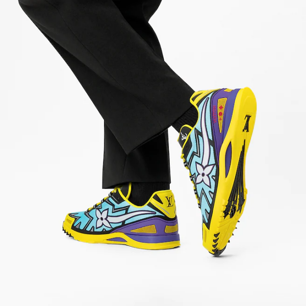 Giay Louis Vuitton Sprint Trainers "Yellow" 1A98Z0