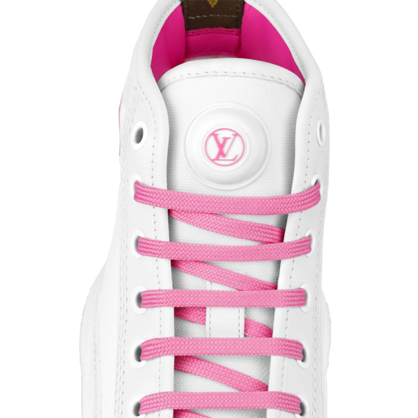 Giày Louis Vuitton Squad Trainers 'White Pink' 1A93ZZ - Ảnh 3
