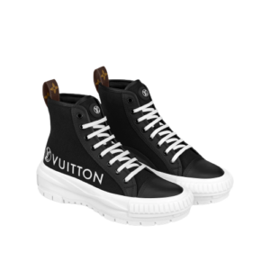 Alternative view of Giày Louis Vuitton Squad Trainers Boots 'Black' 1A96F3