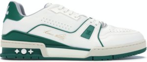 Giày Louis Vuitton LV Trainers 'White Green' 1A54HM