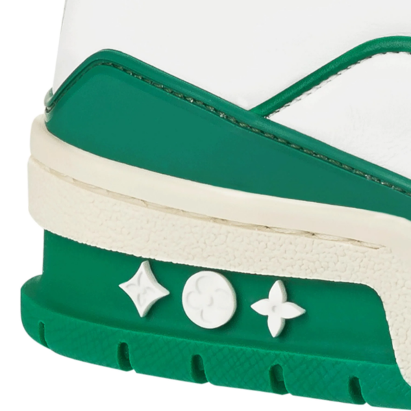 Giày Louis Vuitton LV Trainers 'White Green' 1A54HM - Ảnh 9