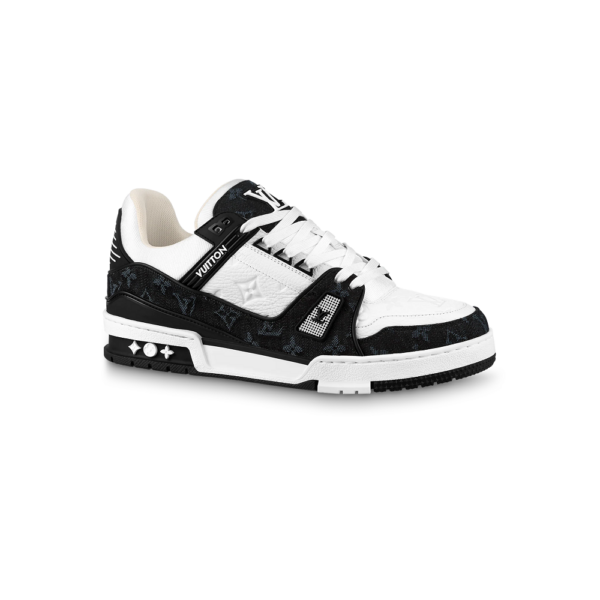 Giày Louis Vuitton LV Trainer 'White Black' 1A9JG7 - Ảnh 2