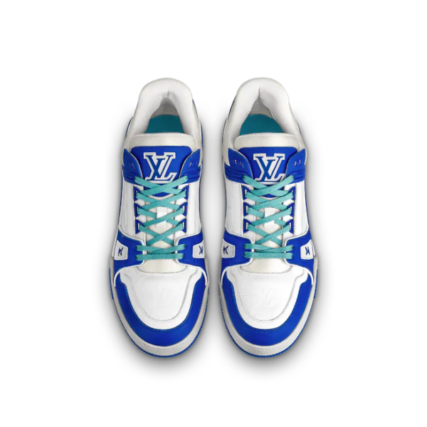 Giày Louis Vuitton LV Trainer Blue 1A9VO8 - Ảnh 5