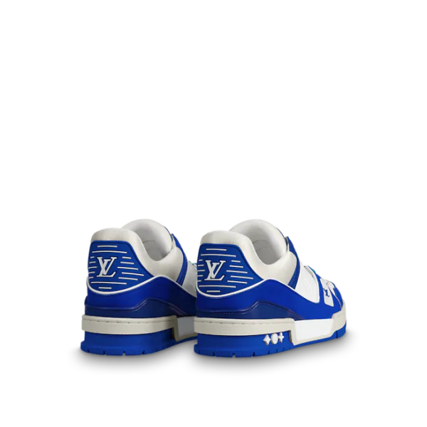 Giày Louis Vuitton LV Trainer Blue 1A9VO8 - Ảnh 4