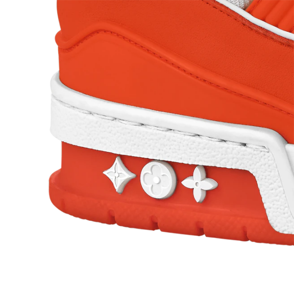 Giày Louis Vuitton LV Trainer Orange 1A811O - Ảnh 5
