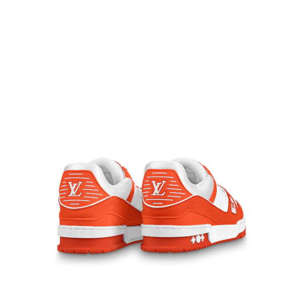 Giày Louis Vuitton LV Trainer Orange 1A811O - Ảnh 3