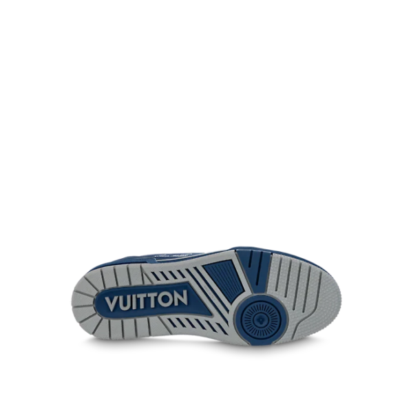 Giày Louis Vuitton LV Trainers 'Blue Gray' 1AA6UV - Ảnh 3