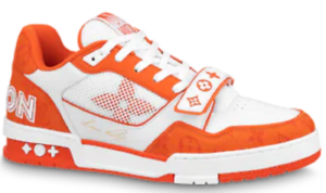 Giay Louis Vuitton Trainers "Orange" 1A9ZBB