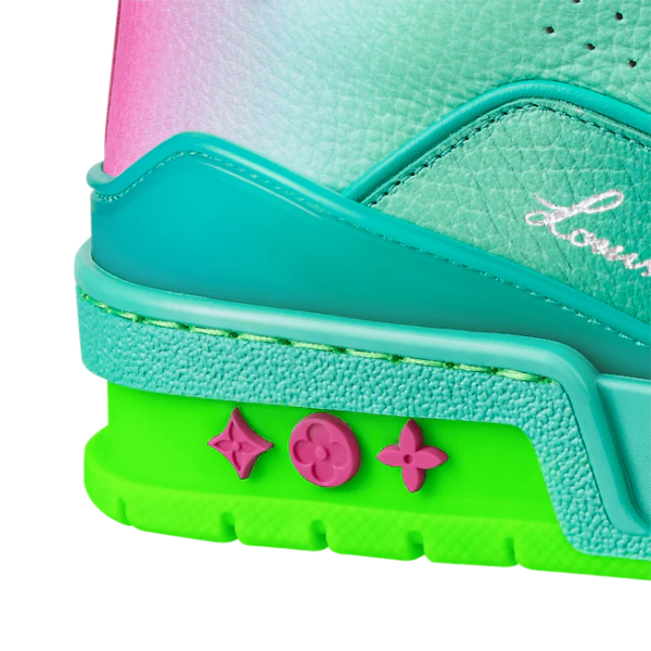 Giày Louis Vuitton Trainers "Green" 1A9TRS - Ảnh 5