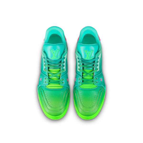 Giày Louis Vuitton Trainers "Green" 1A9TRS - Ảnh 2