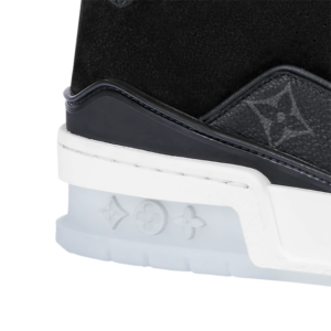 Giay Louis Vuitton Trainers Monogram Flowers "Black" 1A8PUA