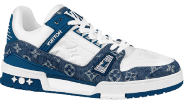 Giày Louis Vuitton Luxury Trainers 'Blue' 1A9JGT