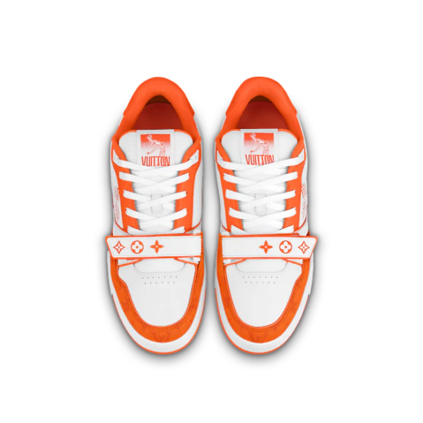 Giay Louis Vuitton Trainers "Orange" 1A9ZBI