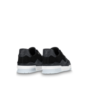 Giay Louis Vuitton Trainers Monogram Flowers "Black" 1A8PUA