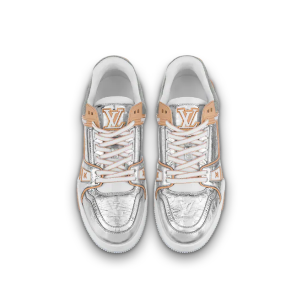 Giay Louis Vuitton Trainers "Silver" 1A996B