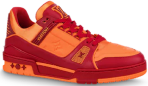 Giay Louis Vuitton Trainers "Bordeaux Red" 1A8WE1