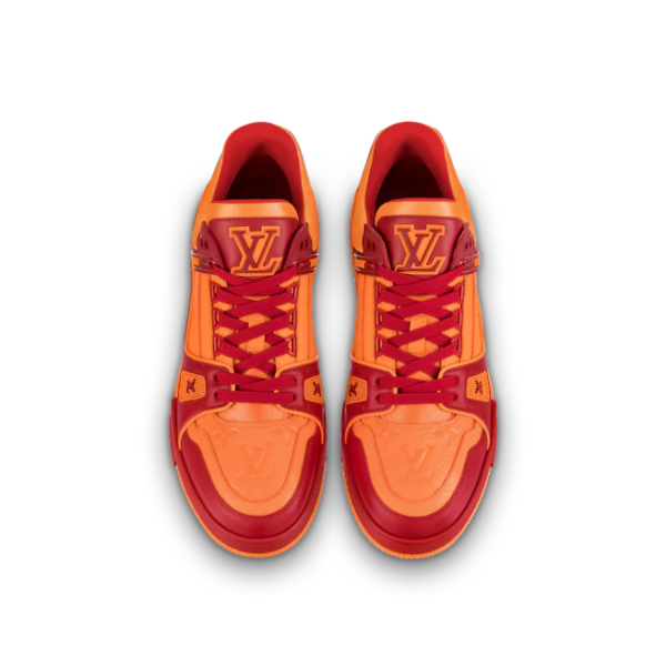 Giay Louis Vuitton Trainers "Bordeaux Red" 1A8WE1