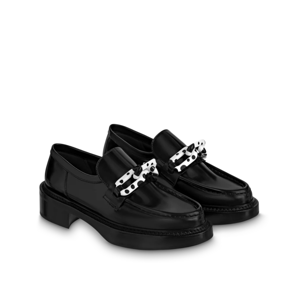 Giay Louis Vuitton x YK Academy Loafers 'Black' 1AB9JW