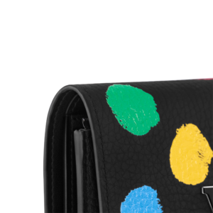 Vi Louis Vuitton x YK Capucines Compact Wallet 'Black Leather' M81963