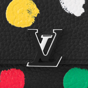 Vi Louis Vuitton x YK Capucines Compact Wallet 'Black Leather' M81963