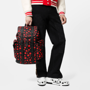 Balo Louis Vuitton x YK Christopher Backpack 'Black Red' M21978