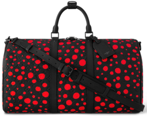 Tui Louis Vuitton x YK Keepall 50 Bag 'Black Red' M21674