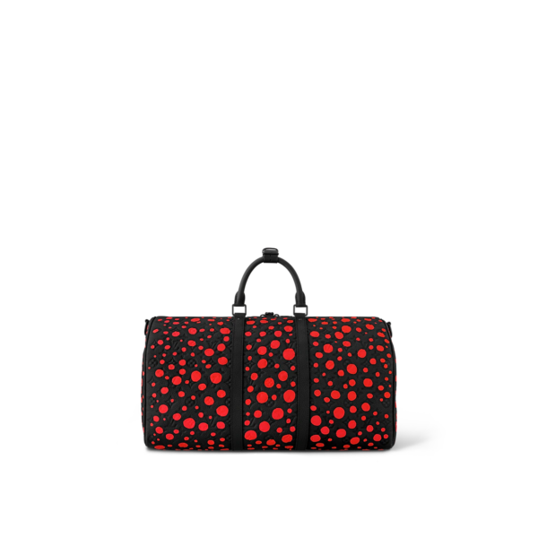 Tui Louis Vuitton x YK Keepall 50 Bag 'Black Red' M21674