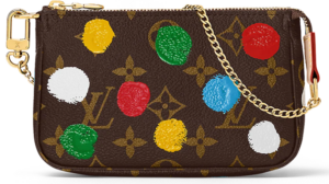 Tui Louis Vuitton x Yk Mini Pochette Accessoires 'Brown Dots Print' M81866