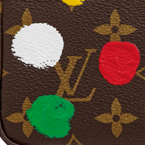 Tui Louis Vuitton x Yk Mini Pochette Accessoires 'Brown Dots Print' M81866
